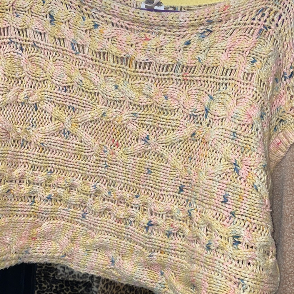 NWOT Free People Honeycomb Sweater XS - Picture 5 of 7